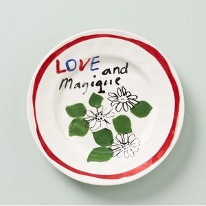 NEW Anthropologie Hotel Magique for Anthropologie Melange Dessert Plate